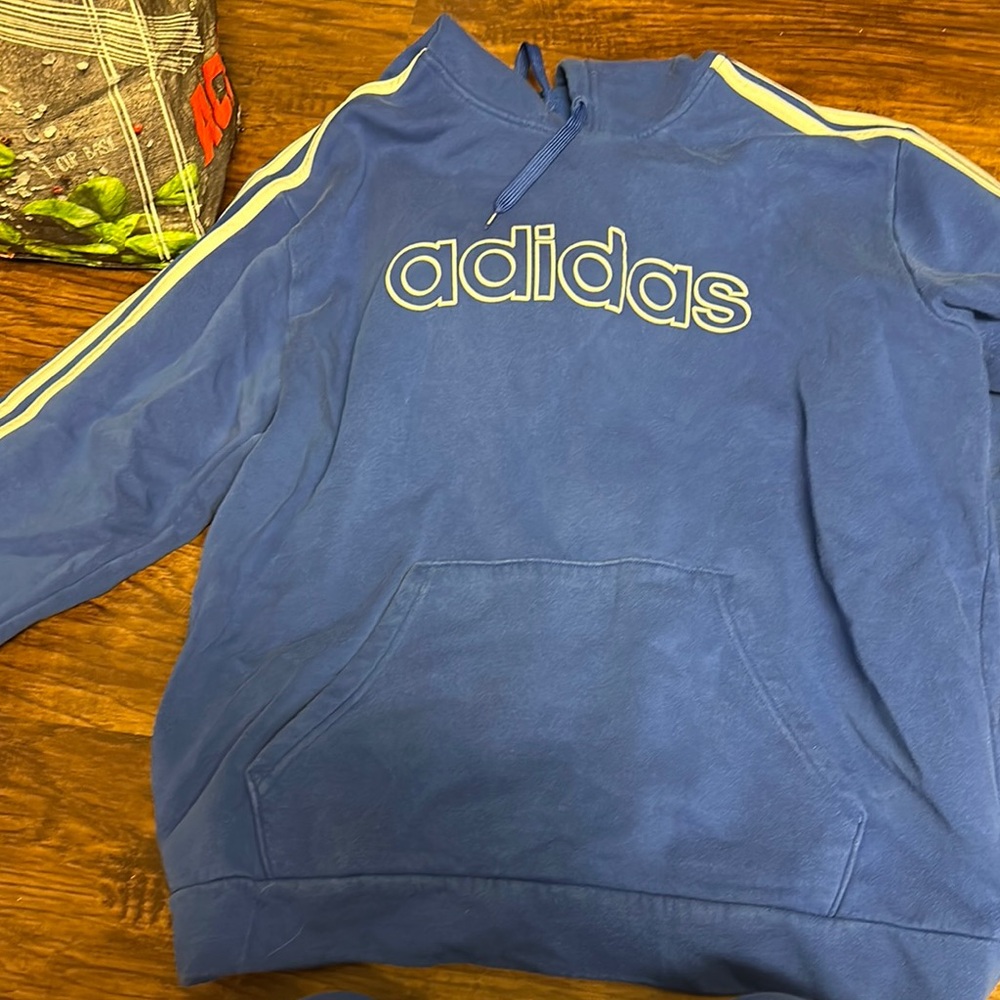 Adidas  Blue hoodie